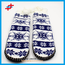 Winter Knitted Fuzzy Thick Home Indoor Warm Anti-Slip Kids Socks